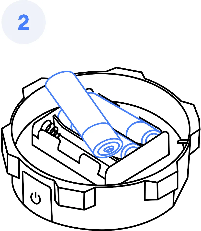 Remplacement de batterie FoxRadar / FoxPressure – remplacement des piles AA
